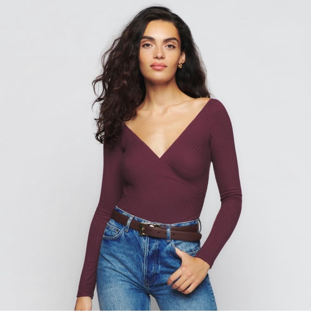 Reformation Minnie Knit Top